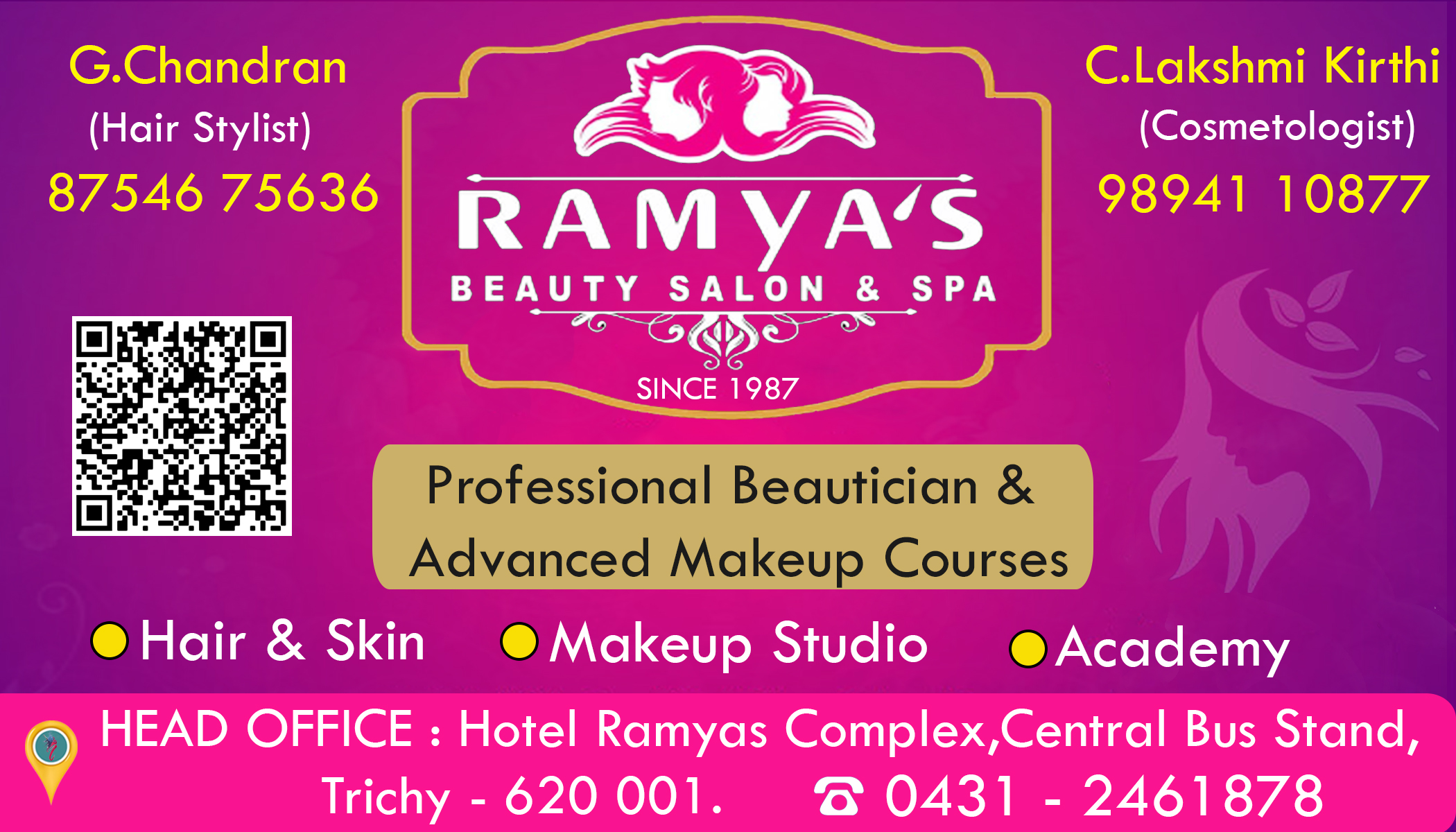 RAMYAS BEAUTY SALON AND SPA